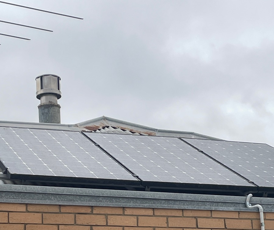 double storey solar panel cleaning